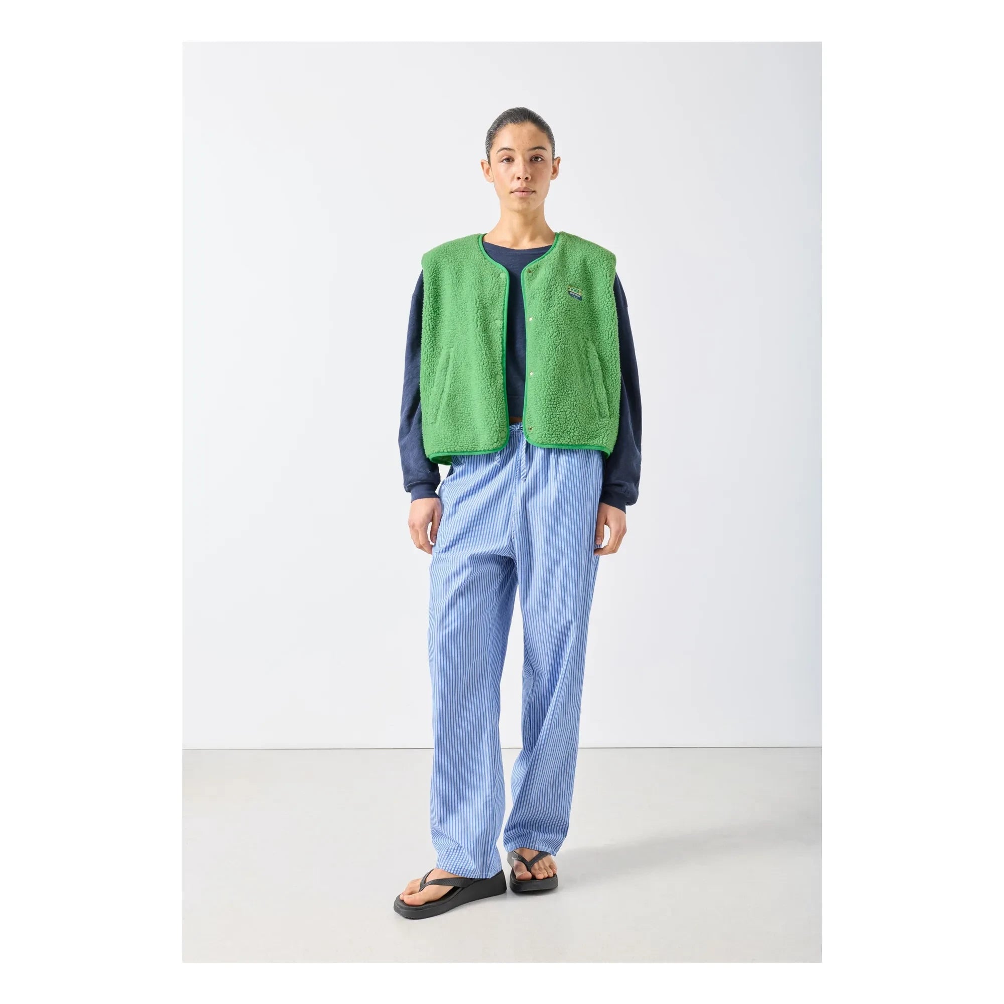American Vintage - Hoktown Sleeveless Vest | Vert Palmier