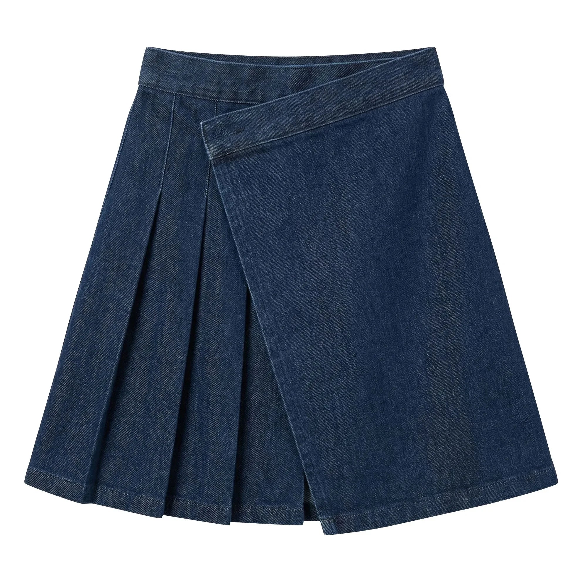 Finger in the Nose - Sterling Asymmetric Denim Skirt | Raw Denim