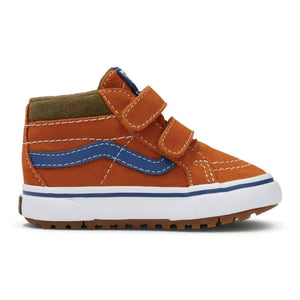 Vans - SK8-Mid Reissue V Pop Scratch Sneakers | Rusty