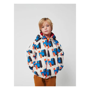 Bobo Choses - Reversible Recycled Fiber Waterproof Jacket | White