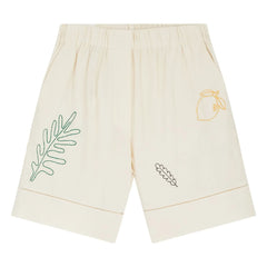 Leon & Harper - Quiwi Organic Cotton Shorts | Ecru