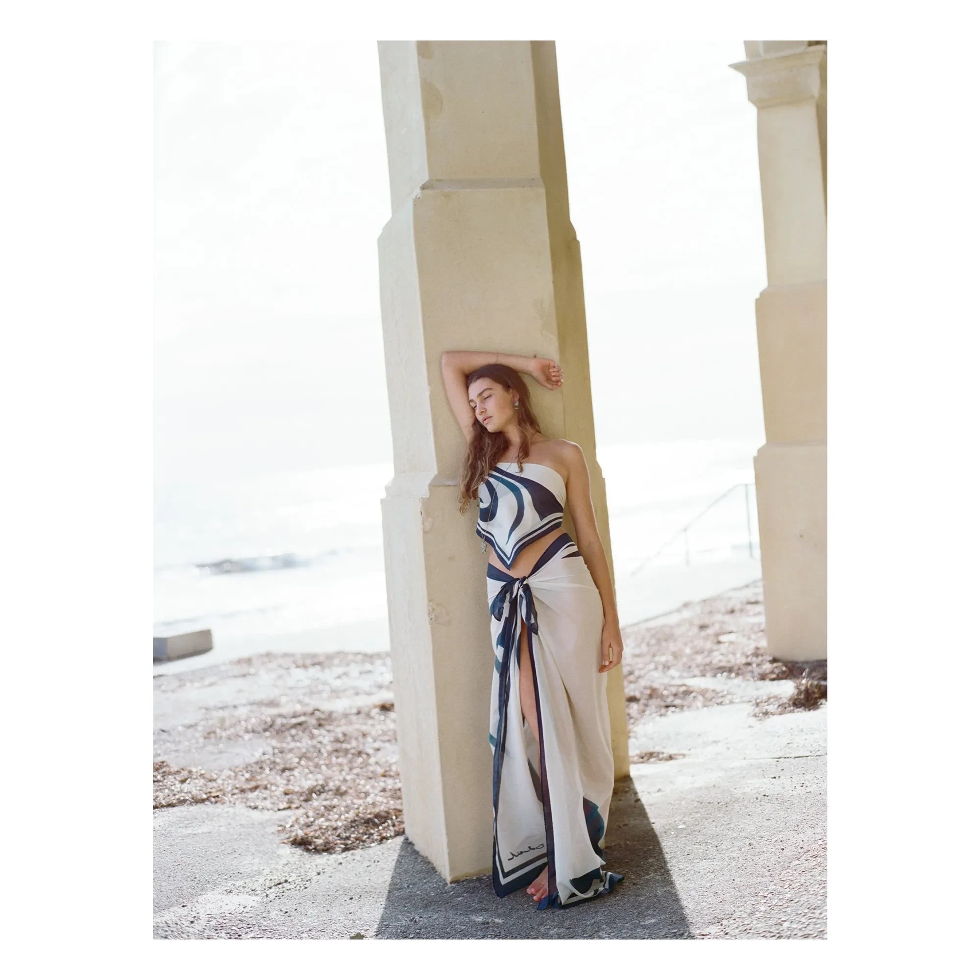 Soleil Soleil - Square Pareo | Ecru