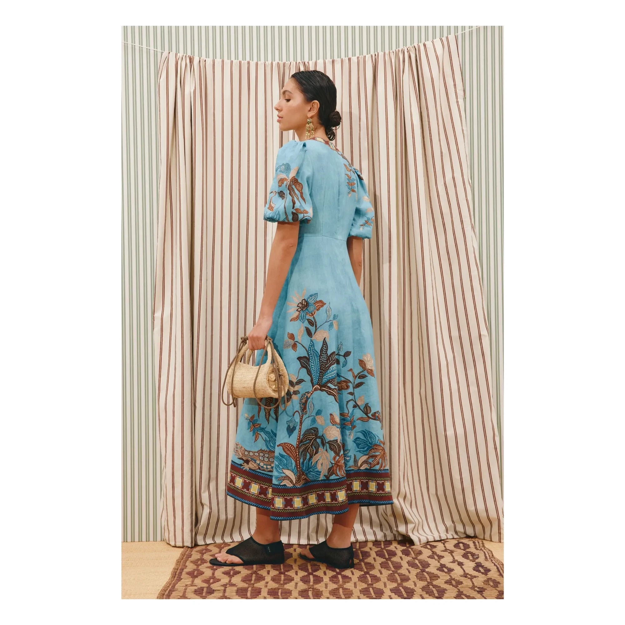Alémais - Georgie Linen Dress | Blue