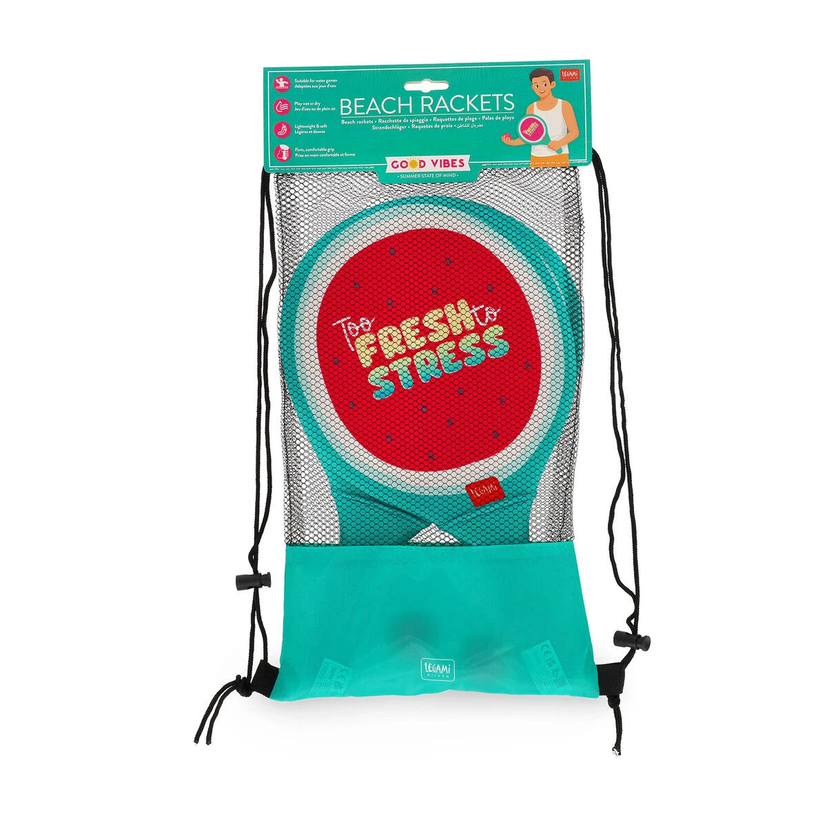 Legami - Beach Rackets - Watermelon