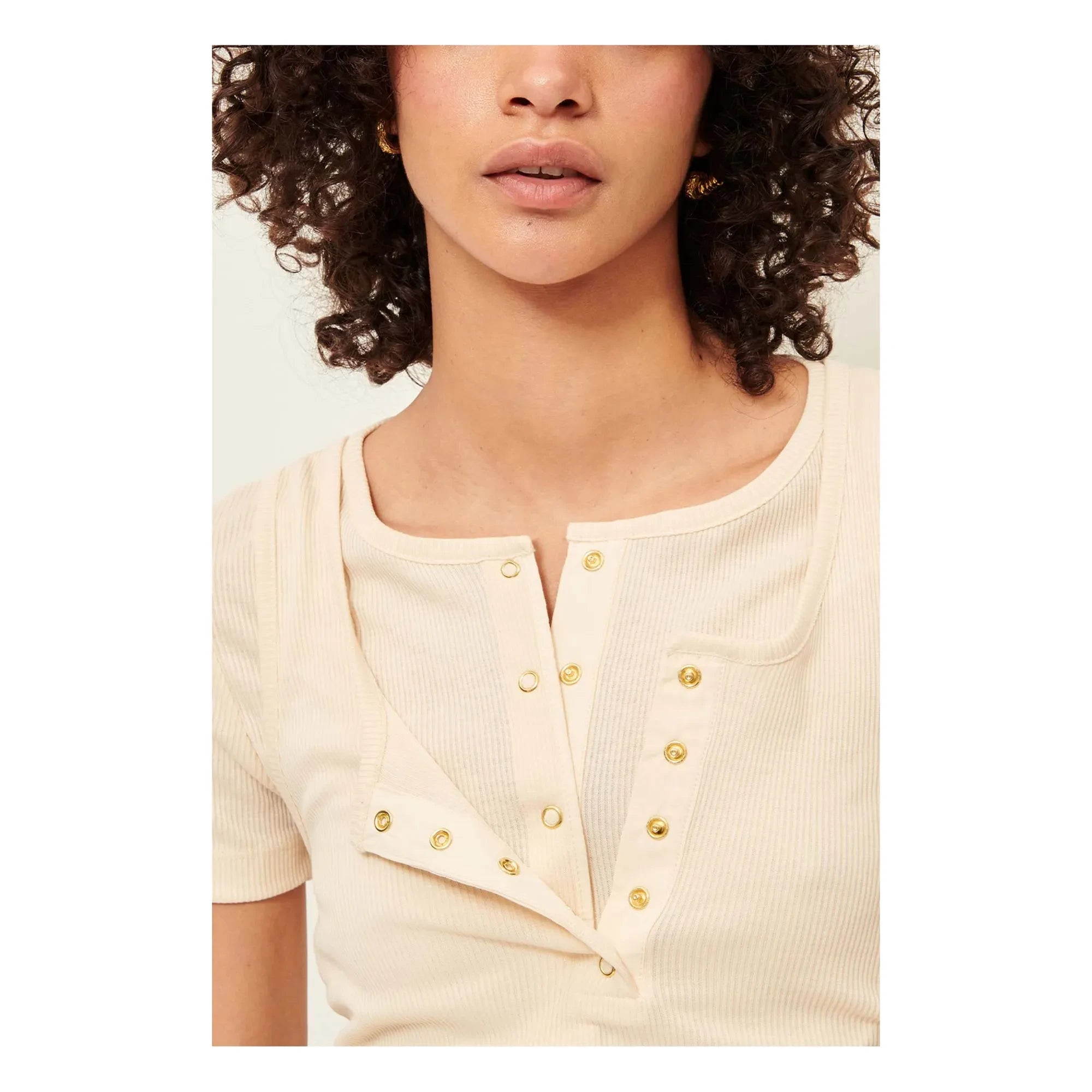 Sessùn - Camargo Strap Tank Top | Ecru