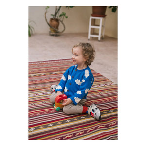 Bayiri - Cloudy Sky Organic Cotton Cardigan | Blue