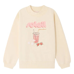 Bonpoint - Lika Soleil Organic Cotton Sweatshirt | Ecru