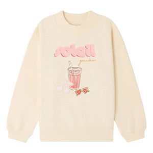 Bonpoint - Lika Soleil Organic Cotton Sweatshirt | Ecru