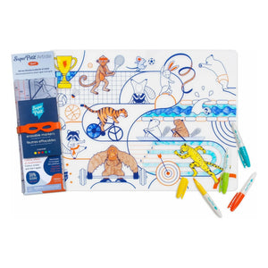 Superpetit - 5 Felt-tip Sports Painting Sets