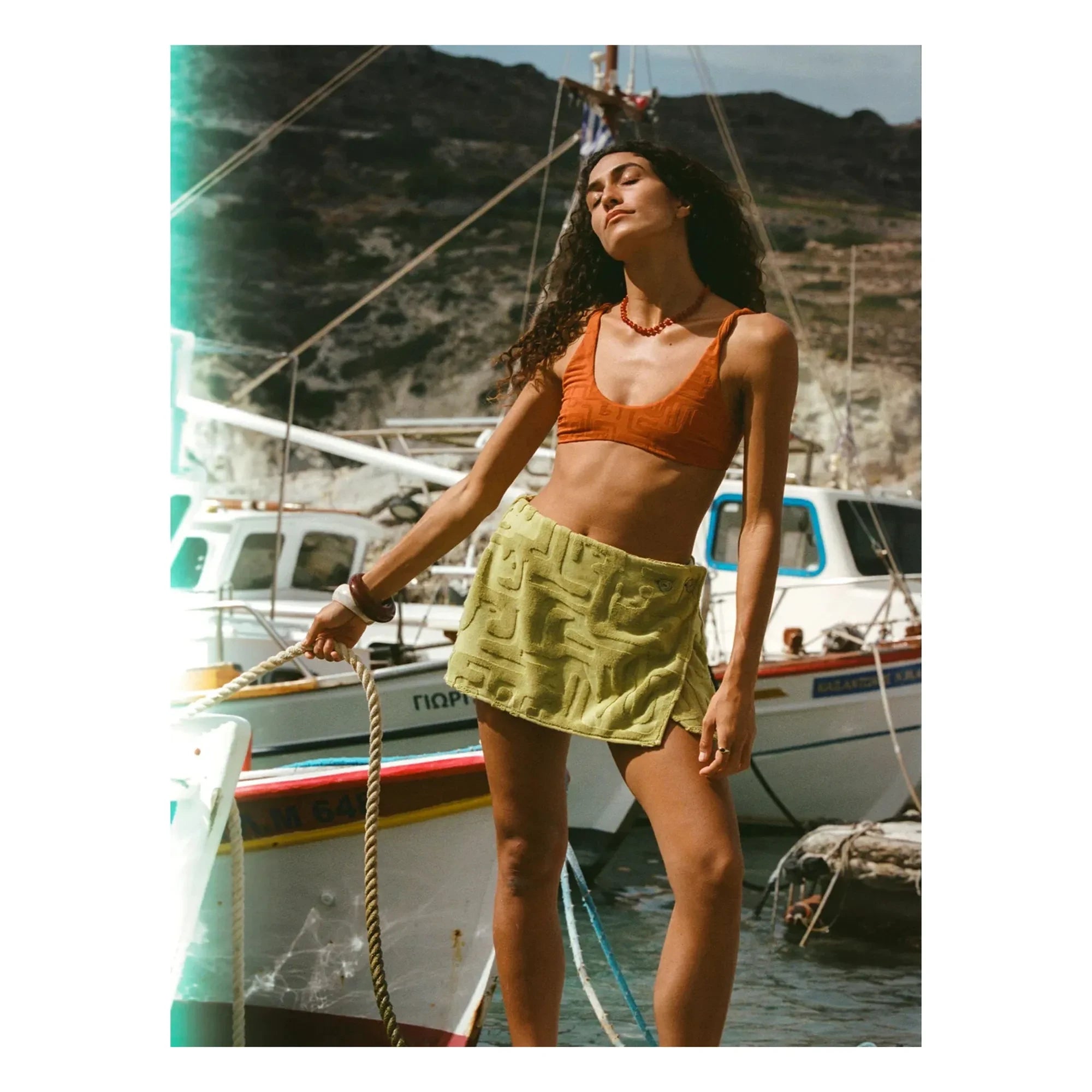 Soleil Soleil - Flo Jersey Top | Terracotta