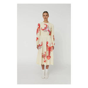 Stella Nova - Organic Cotton Embroidered Dress | Cream