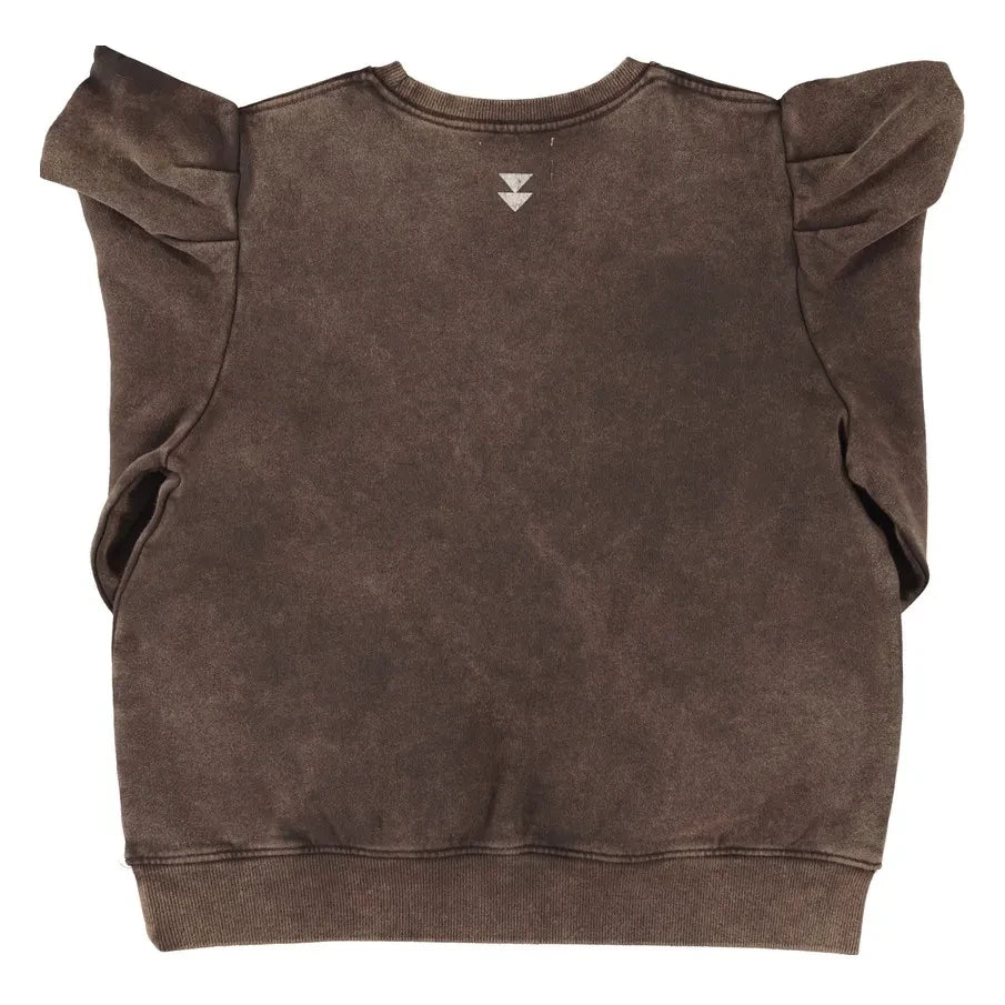 Sisters Department - Matilda organik pamuk sweatshirt | Kahverengi