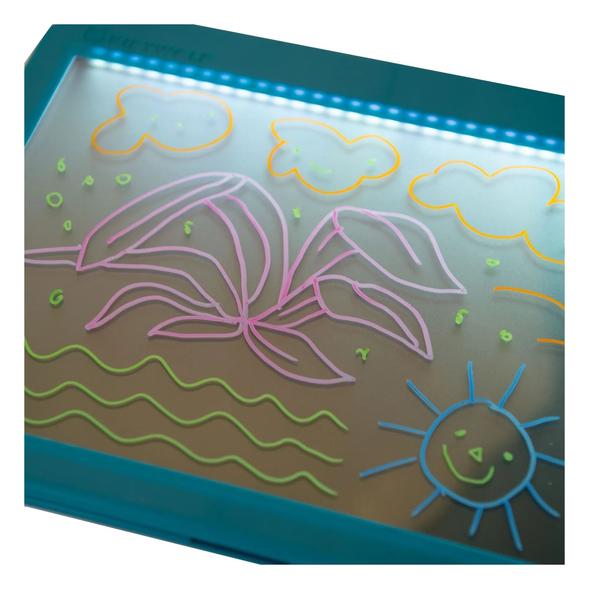 Moulin Roty - Educational Light Tablet - Moulin Roty x Kidywolf | Blue