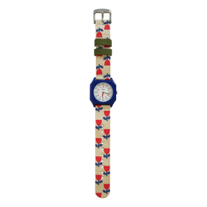 Mini Kyomo - Tulips Watch - Mini Kyomo x Taxi Brousse | Red