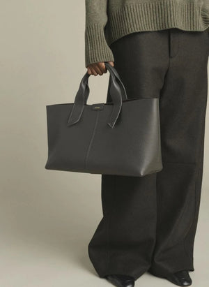 Soeur - Suave Leather Bag | Steel