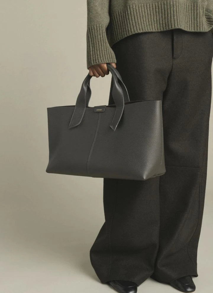 Soeur - Suave Leather Bag | Steel