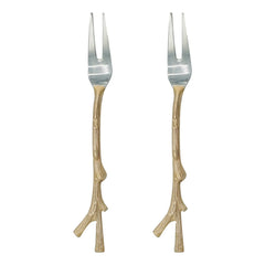 Doing Goods - Oyster Fork - 2-piece Set | Gold Brown
