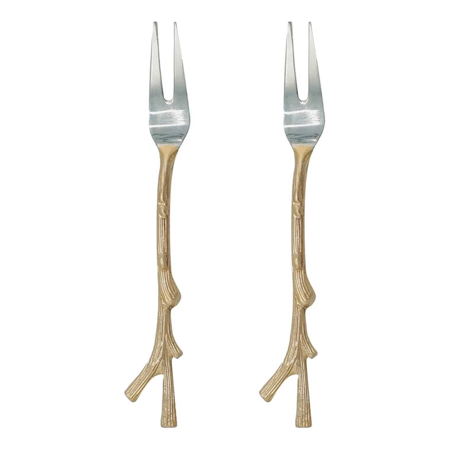 Doing Goods - Oyster Fork - 2-piece Set | Gold Brown