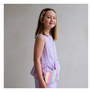 Mimi & Lula - Striped bag | Lilac