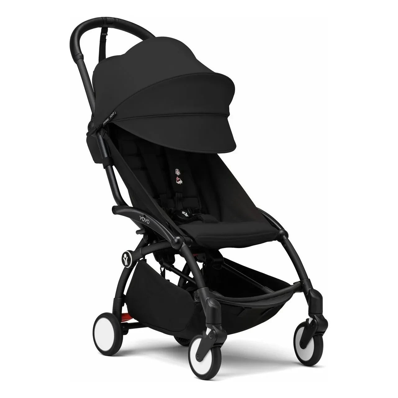 Stokke® - YOYO³ full baby stroller 0+ and 6+ Black frame | Black