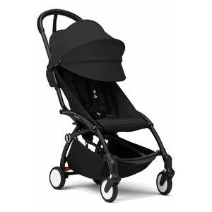 Stokke® - YOYO³ full baby stroller 0+ and 6+ Black frame | Black