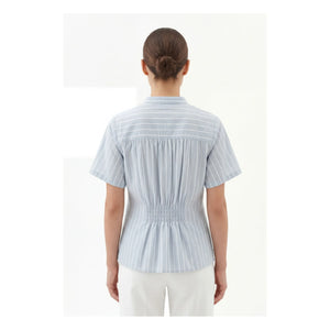 BELLEPIECE - Striped Blouse Patrizia Cotton | Light Blue