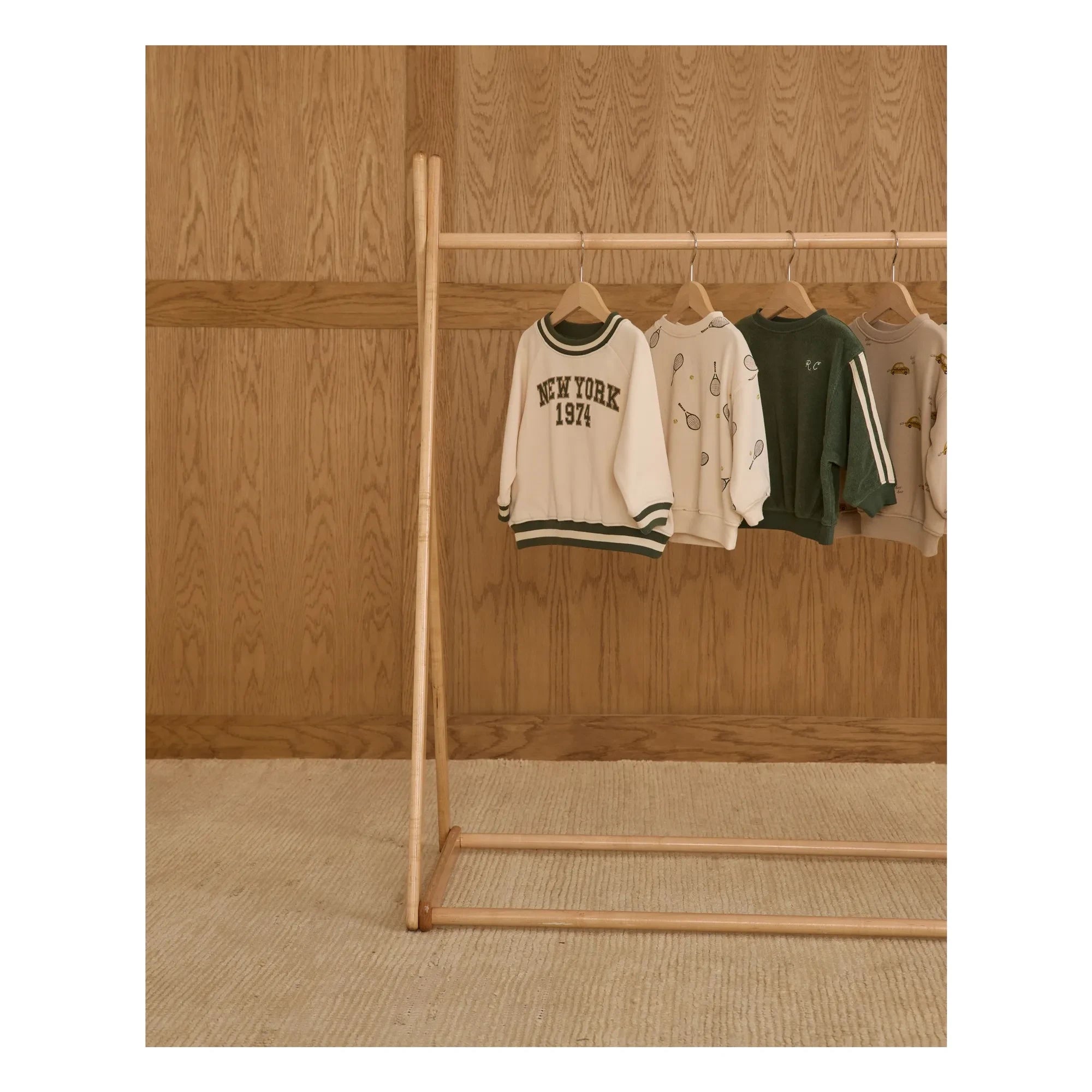 Rylee + Cru - Raglan Sweat New York Mini | Ivory