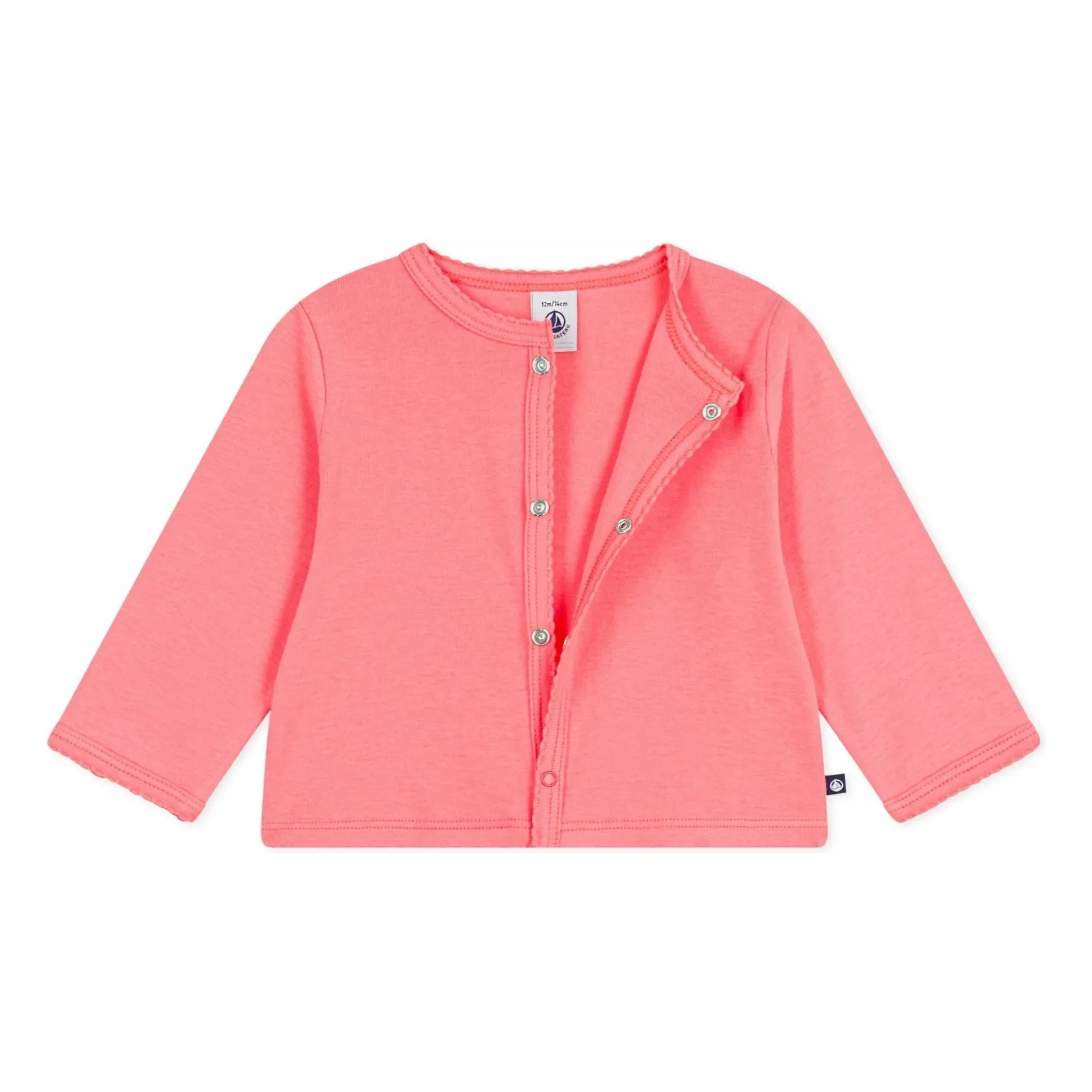 Petit Bateau - Düz yelek | Mercan