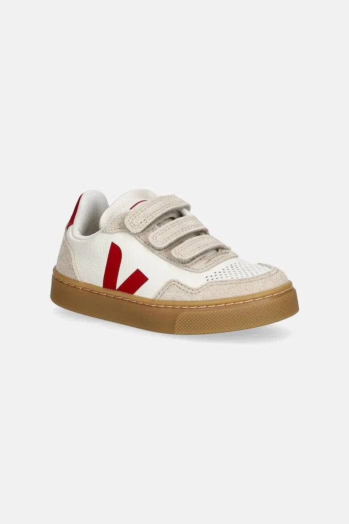 Kids' leather Veja Small V-90 sneakers