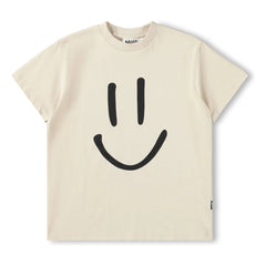 Molo - Roxo Smile Organic Cotton T-Shirt | Beige