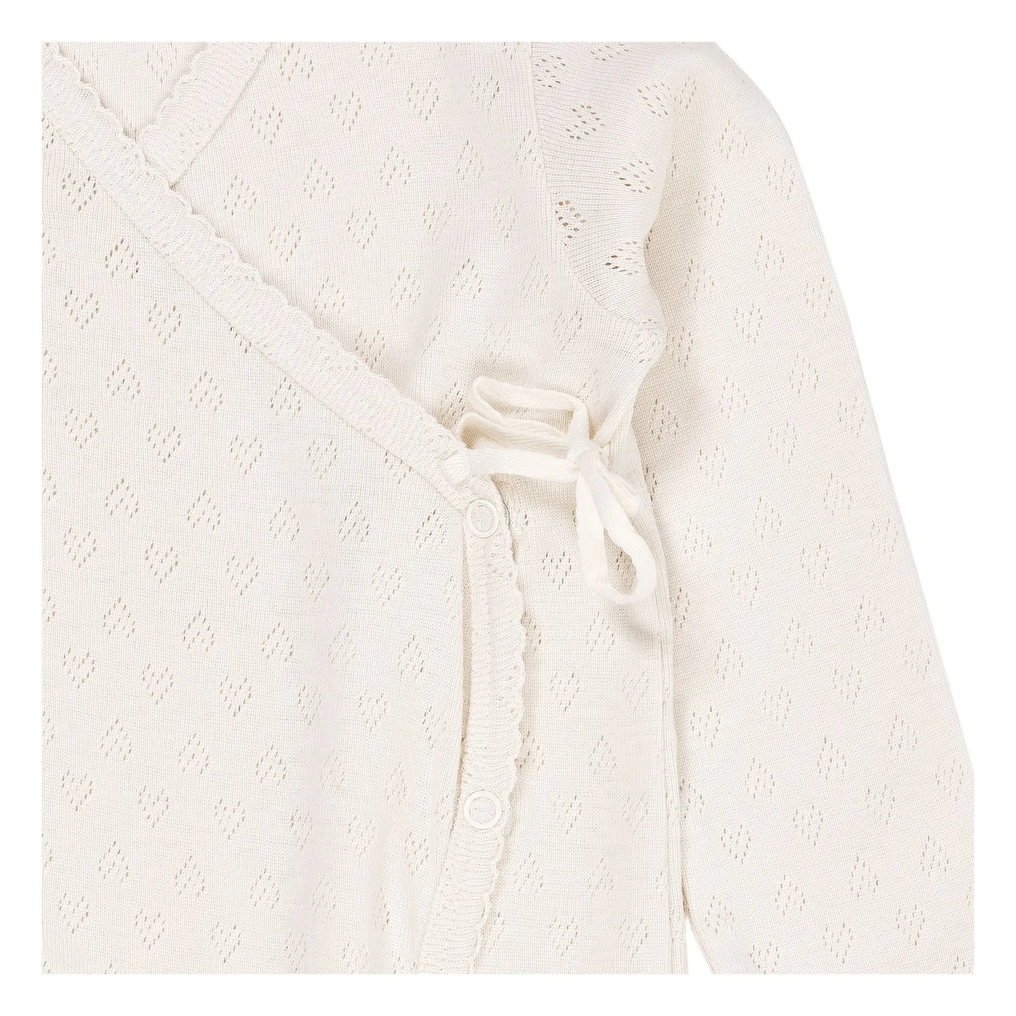Copenhagen Colors - Organic Cotton Pointelle Pajama | Cream