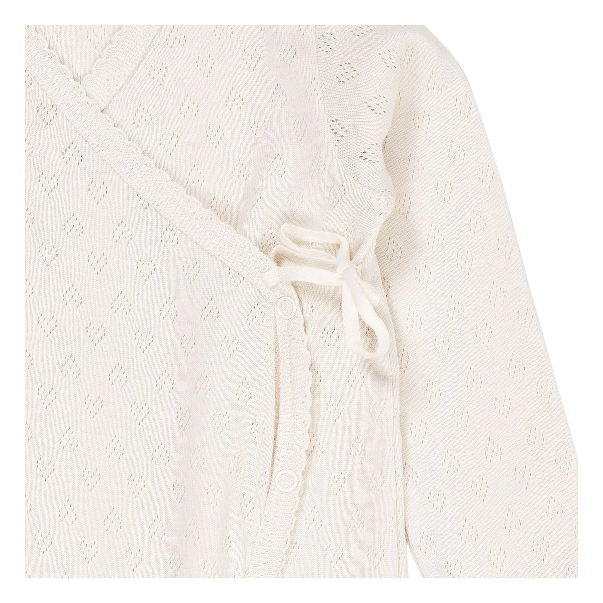 Copenhagen Colors - Organic Cotton Pointelle Pajama | Cream