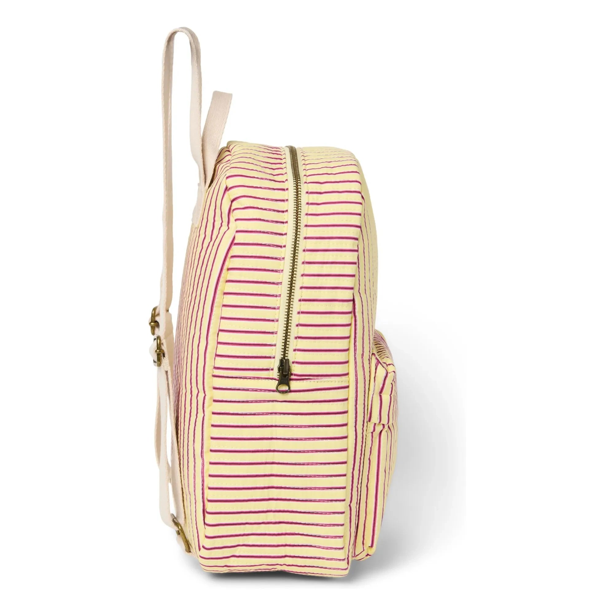 Studio Noos - Striped backpack | Pale yellow