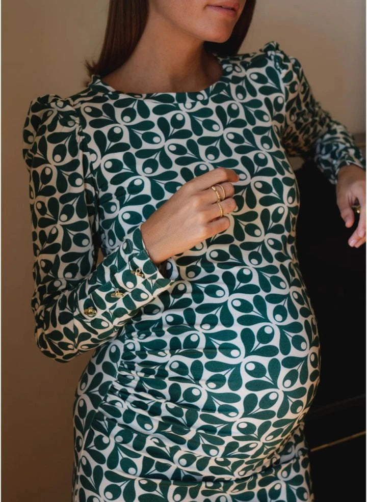 Paloma Collection - Thelma Sintra Maternity Dress | Green