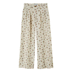 Emile et Ida - Printed Pants | Cream