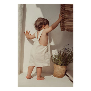 THE LiTTLE POETS - Alice Overalls | Ecru