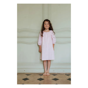 Risu Risu - Ostuni Vichy Organic Cotton Nightgown | Light Pink