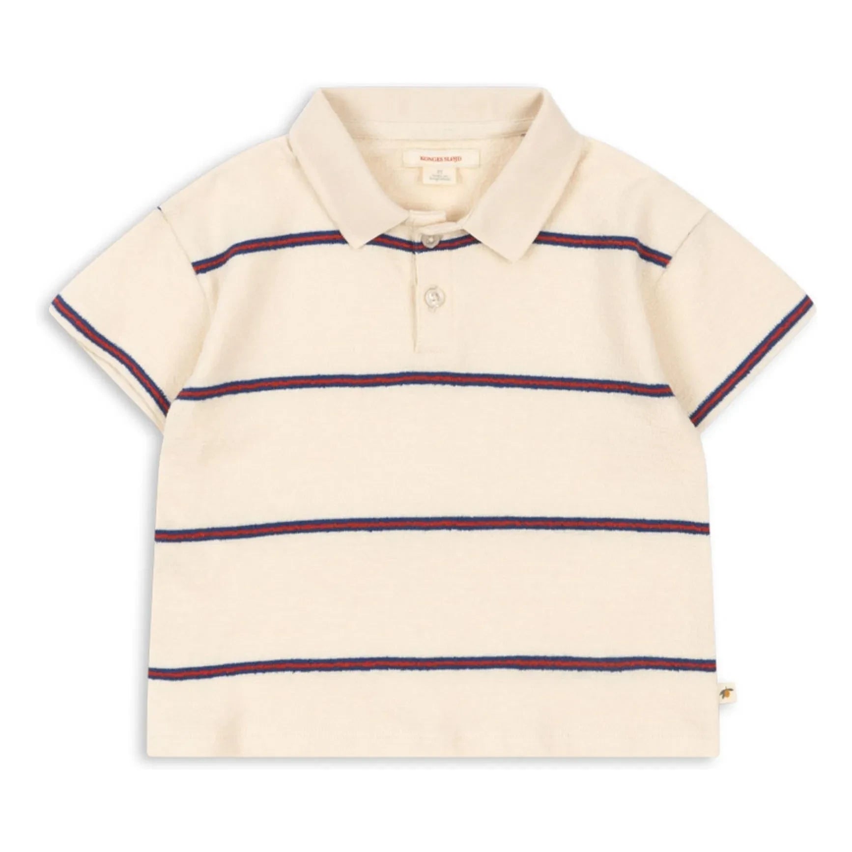 Konges Sløjd - Striped Organic Cotton Polo Trio | Beige