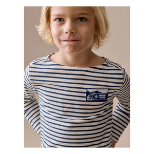 Bonpoint - Striped Baudelaire T-Shirt | Ecru