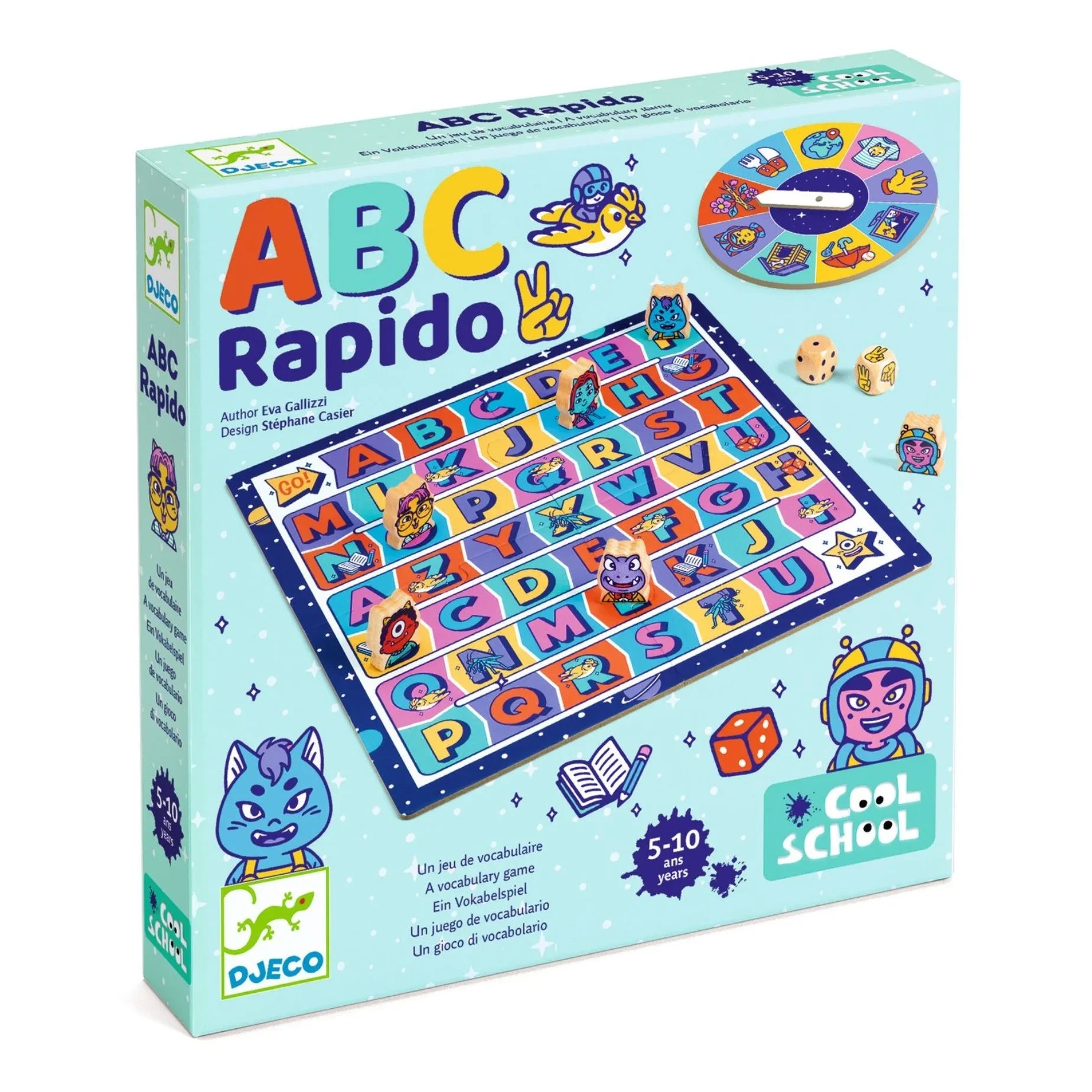 Djeco - Cool School ABC Rapido