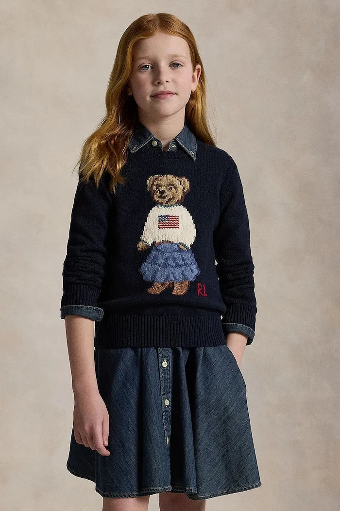 Polo Ralph Lauren Çocuk Pamuklu Kazak
