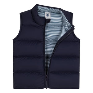 Petit Bateau - Baby Sleeveless Puffer Vest | Navy
