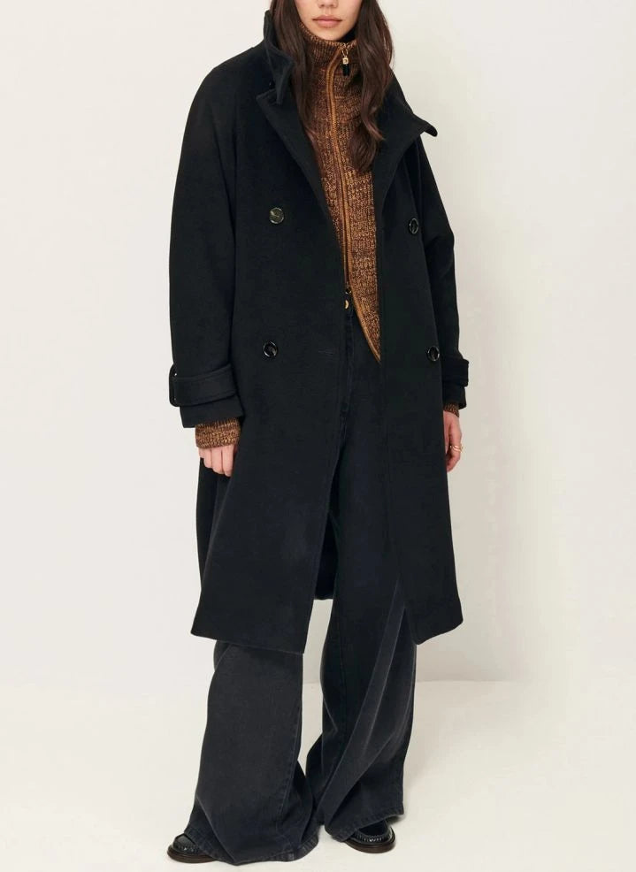 Sessùn - Bleeckett Recycled Wool Coat | Black
