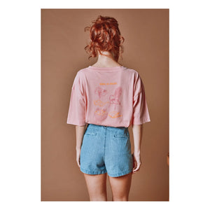 Emile et Ida - Soleil Organic Cotton T-shirt | Pink