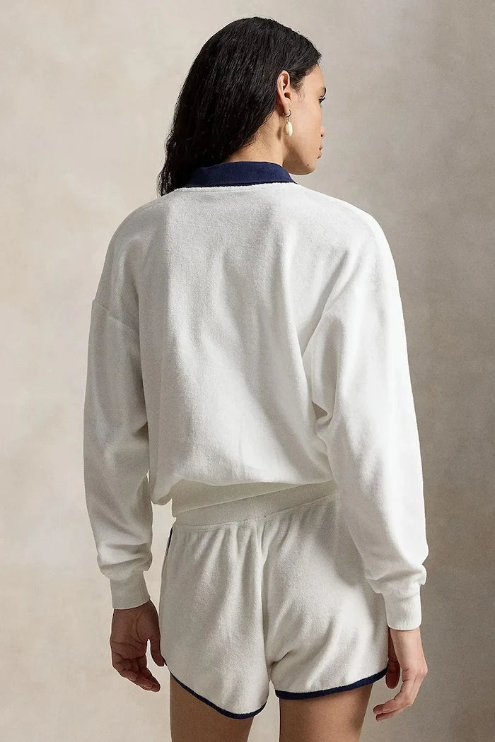 Polo Ralph Lauren kadın pamuklu sweatshirt LT WT COTTON TERRY-KNT-POLO