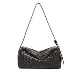 Elleme - Knitted Leather Pencil Case | Black