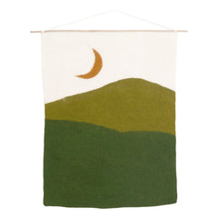 Muskhane - Night Felt Wall Hanging | Olive