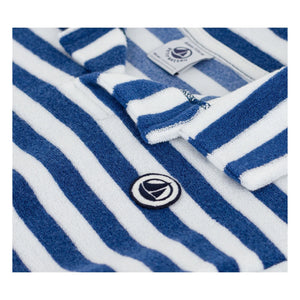 Petit Bateau - Striped Terry Polo | Blue