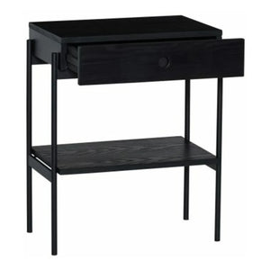 Hübsch - Bedside Table Black | Black