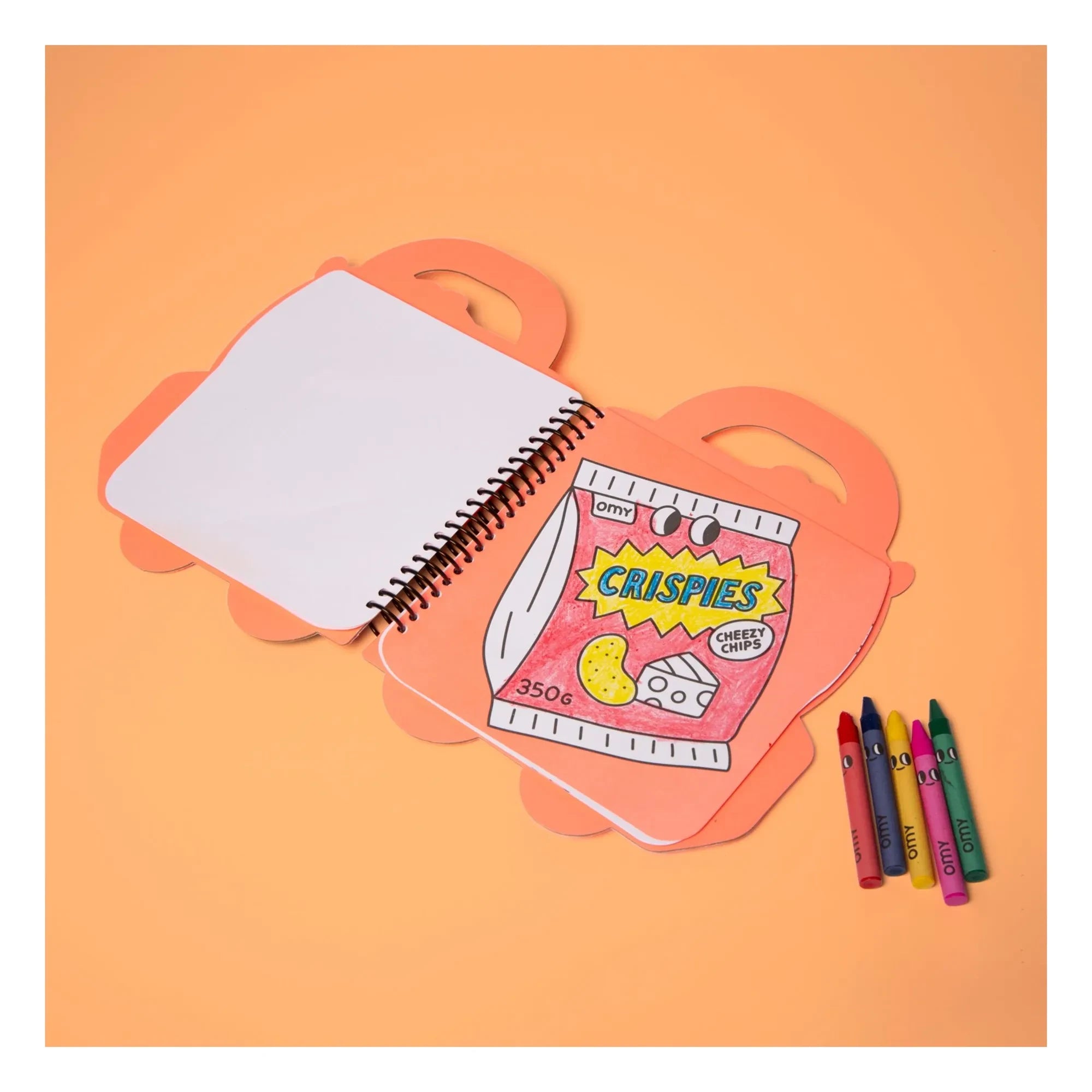Omy - Sticker Coloring Book
